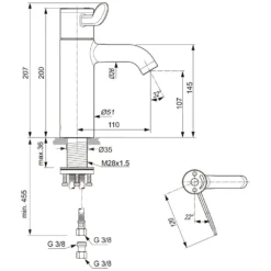 Ideal Standard CeraPlus 2 Waschtischthermostat