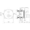 Ideal Standard CeraPlus 2 UP Wannenthermostat Bausatz 2 Mit Desinfektion Und Entkopplung