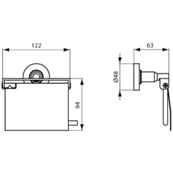 Ideal Standard IOM Papierrollenhalter Mit Deckel