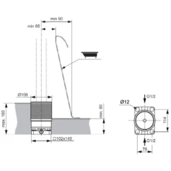 Ideal Standard Bausatz 1 Für Freistehende Wannenarmaturen