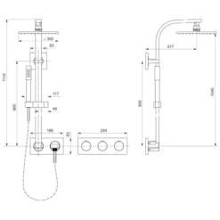 Ideal Standard Archimodule Brausesystem Mit Handbrause