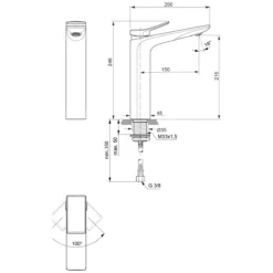 Ideal Standard Conca Waschtischarmatur Mit Langem Sockel, Ohne Ablaufgarnitur 3 Ideal Standard Conca Waschtischarmatur Mit Langem Sockel, Ohne Ablaufgarnitur -Ideal Standard hersteller ideal standard badarmaturen check waschtisch 3690272