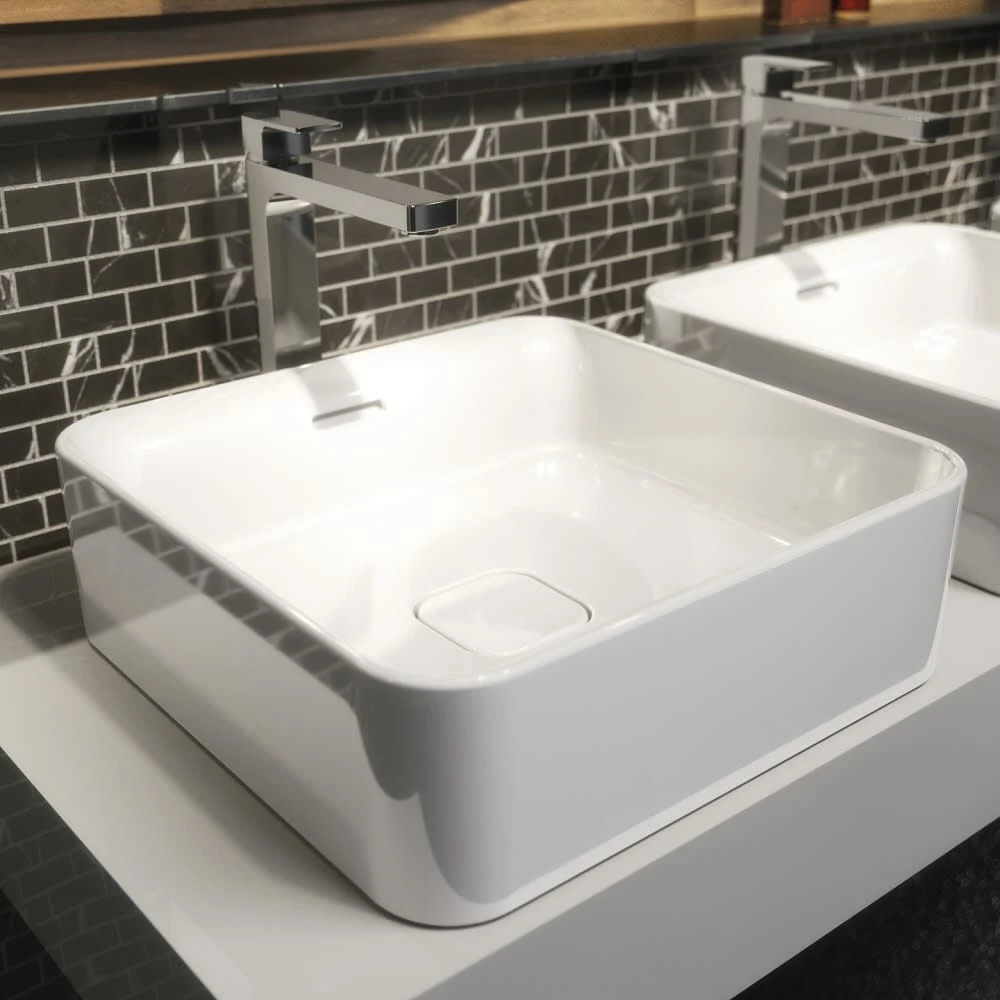 Ideal Standard Edge Waschtischarmatur mit verlängertem Sockel, mit Ablaufgarnitur Ideal Standard Edge Waschtischarmatur Mit Verlängertem Sockel, Mit Ablaufgarnitur -Ideal Standard hersteller ideal standard badarmaturen edge waschtisch 1901215