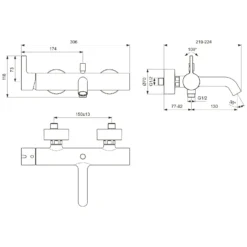 Ideal Standard Joy Badearmatur AP -Ideal Standard hersteller ideal standard badarmaturen joy wanne 3687779