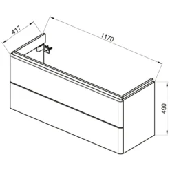 Ideal Standard Adapto Waschtischunterschrank 117 Cm