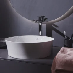 Ideal Standard Conca Spiegel Rund 80 Cm, Mit Ambientebeleuchtung -Ideal Standard hersteller ideal standard conca spiegel rund 3704627