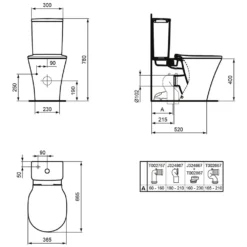 Ideal Standard Connect Air Standtiefspül-WC Kombination AquaBlade, Abgang Waagerecht Verdeckt 2 Ideal Standard Connect Air Standtiefspül-WC Kombination AquaBlade, Abgang Waagerecht Verdeckt -Ideal Standard hersteller ideal standard connect air wc 1002567