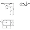 Ideal Standard Connect Einbauwaschtisch Rechteckig 58 X 41 Cm