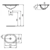 Ideal Standard Connect Unterbauwaschtisch Oval 48 Cm