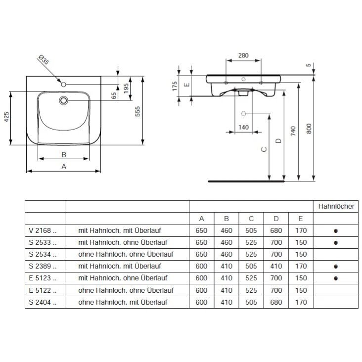 Ideal Standard Contour 21 Waschtisch unterfahrbar 60 x 55,5 cm, ohne Hahnloch, ohne Überlauf Ideal Standard Contour 21 Waschtisch Unterfahrbar 60 X 55,5 Cm, Ohne Hahnloch, Ohne Überlauf -Ideal Standard hersteller ideal standard contour 21 waschtisch 623721