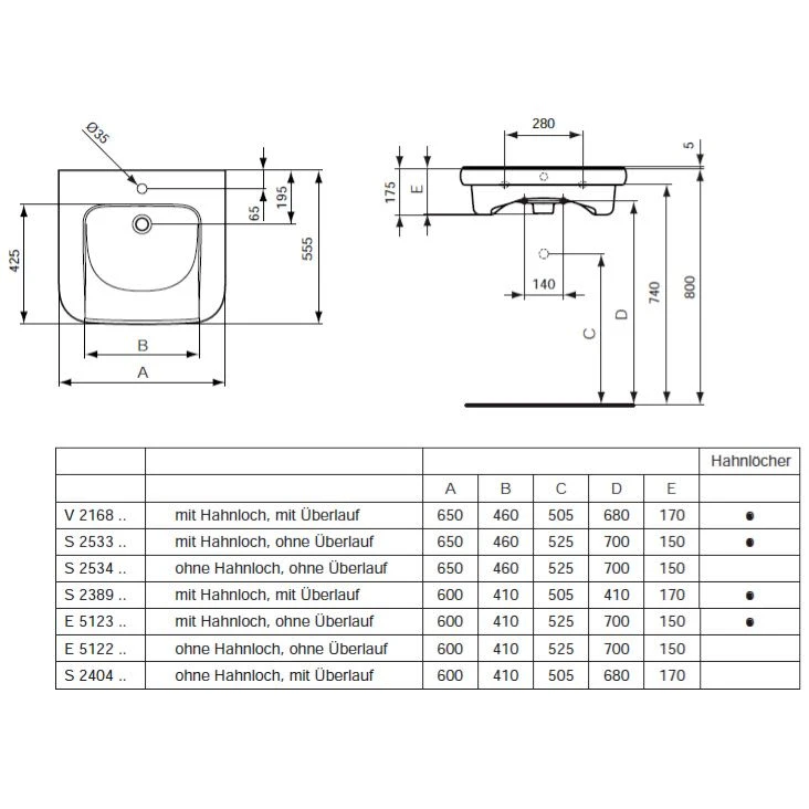 Ideal Standard Contour 21 Waschtisch unterfahrbar 65 x 55,5 cm, ohne Hahnloch, ohne Überlauf Ideal Standard Contour 21 Waschtisch Unterfahrbar 65 X 55,5 Cm, Ohne Hahnloch, Ohne Überlauf -Ideal Standard hersteller ideal standard contour 21 waschtisch 623748