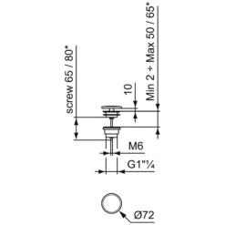 Ideal Standard Nicht Verschliessbares Schaftventil