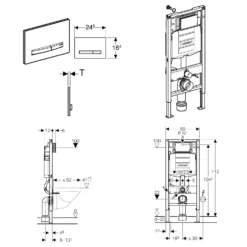 Geberit DuoFix Element Für Wand-WC Mit Ideal Standard Connect WC-Paket Mit AquaBlade 4 Geberit DuoFix Element Für Wand-WC Mit Ideal Standard Connect WC-Paket Mit AquaBlade -Ideal Standard herstelleruebergreifende sets wc geberit duofix element 11798016