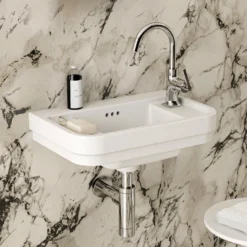 Ideal Standard Calla Handwaschbecken 50 Cm, 1 Hahnloch Rechts, Mit Überlauf -Ideal Standard ideal standard atelier collections calla badkeramik 9576551