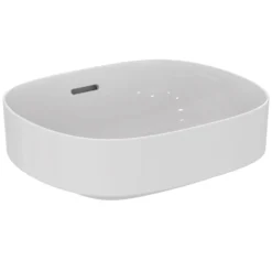 Ideal Standard Linda-X Aufsatzwaschtisch 45 Cm, Ohne Hahnloch, Mit Überlauf