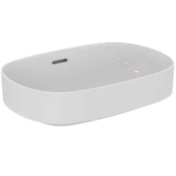 Ideal Standard Linda-X Aufsatzwaschtisch 55 Cm, Ohne Hahnloch, Mit Überlauf