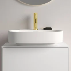 Ideal Standard Linda-X Waschtisch 50 Cm, 1 Hahnloch, Mit Überlauf, Geschliffen -Ideal Standard ideal standard atelier collections linda x 9580226