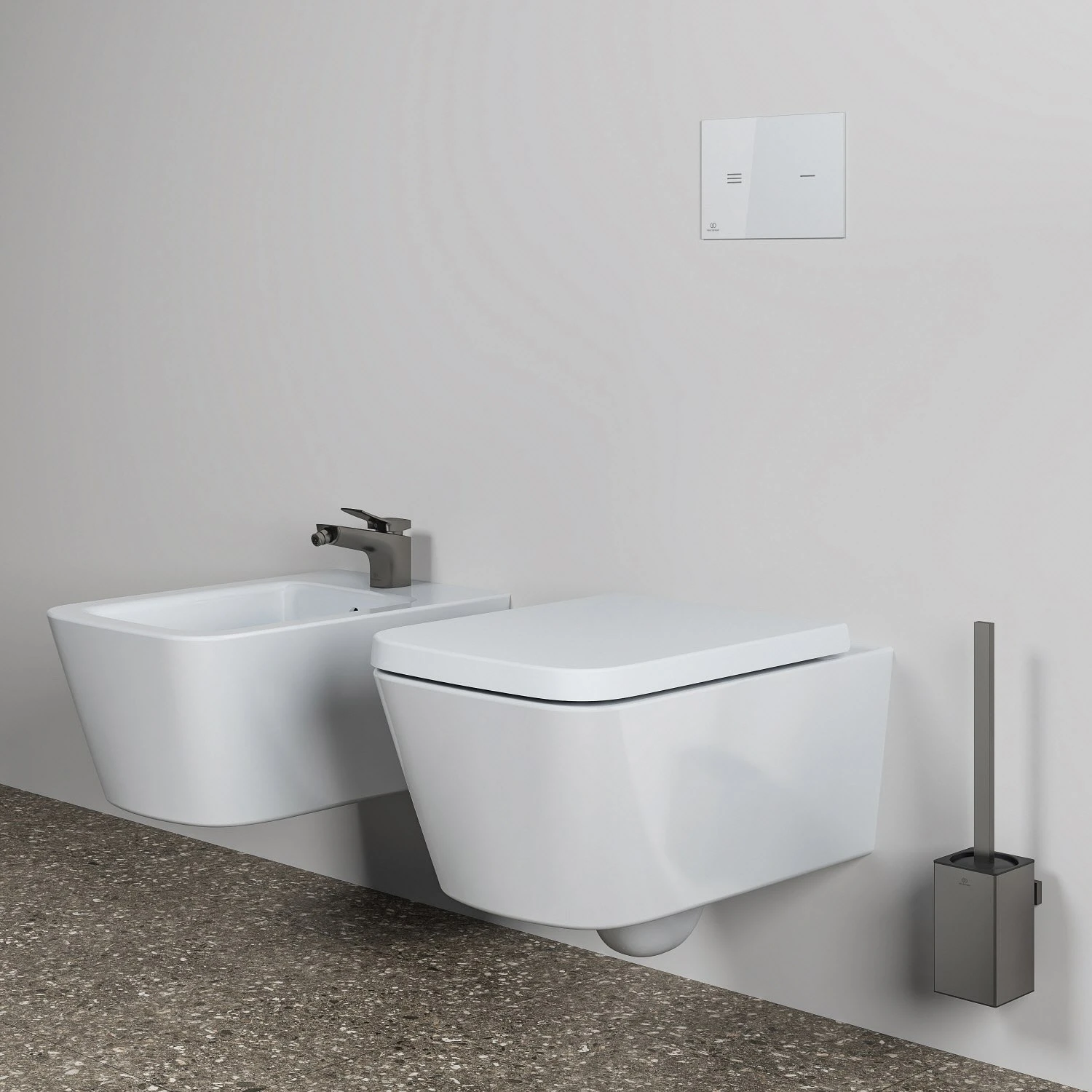 Ideal Standard Conca WC-Bürstengarnitur eckig, wandhängend Ideal Standard Conca WC-Bürstengarnitur Eckig, Wandhängend -Ideal Standard ideal standard bad accessoires conca wc 6993186