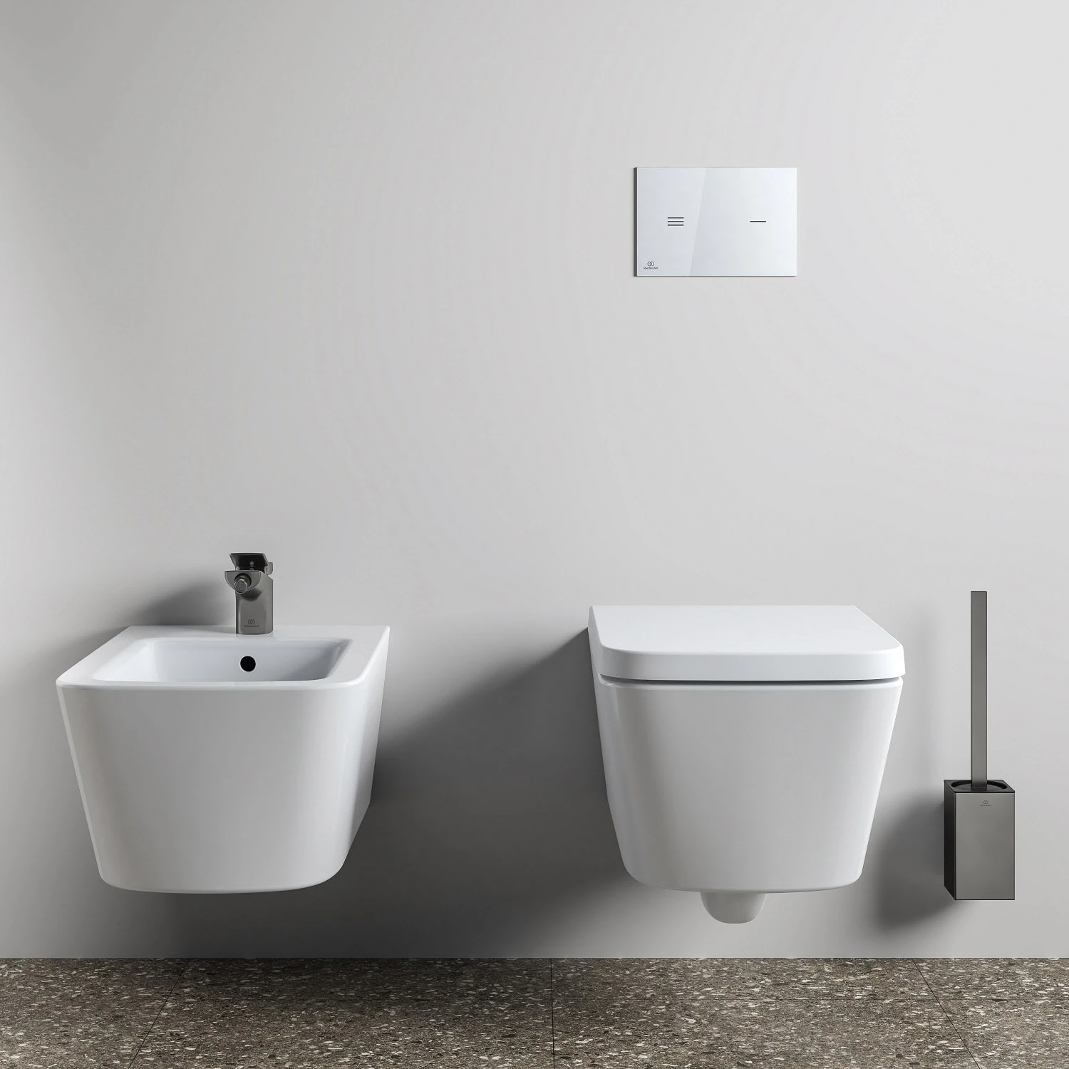 Ideal Standard Conca WC-Bürstengarnitur eckig, wandhängend Ideal Standard Conca WC-Bürstengarnitur Eckig, Wandhängend -Ideal Standard ideal standard bad accessoires conca wc 6993378