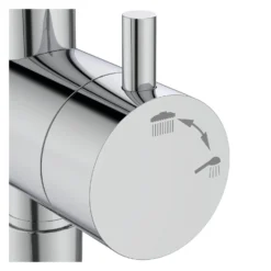 Ideal Standard Ceraflow 25+ Duschsystem Ohne Armatur Mit 2 Funktions-Handbrause Und 2 Funktions-Kopfbrause