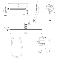 Ideal Standard Ceraplan Armaturen-Paket -Ideal Standard ideal standard badarmaturen ceraplan dusche wanne 6982599