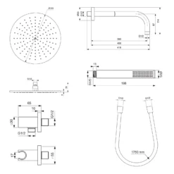 Ideal Standard Ceratherm Navigo Armaturen-Paket 02 -Ideal Standard ideal standard badarmaturen ceratherm navigo paket 9574373