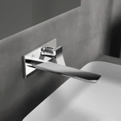 Ideal Standard Conca Wand-Waschtischarmatur, Eckige Rosette, Auslauf 22 Cm -Ideal Standard ideal standard badarmaturen conca waschtisch wand 6952533