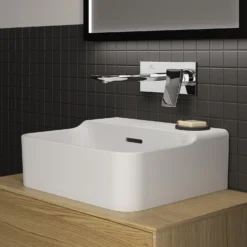 Ideal Standard Conca Wand-Waschtischarmatur, Eckige Rosette, Auslauf 18 Cm -Ideal Standard ideal standard badarmaturen conca waschtisch wand 6952953