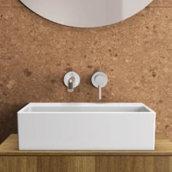 Ideal Standard Joy Wand-Waschtischarmatur, Runde Rosetten, Auslauf 18 Cm -Ideal Standard ideal standard badarmaturen joy waschtisch wand 6912177