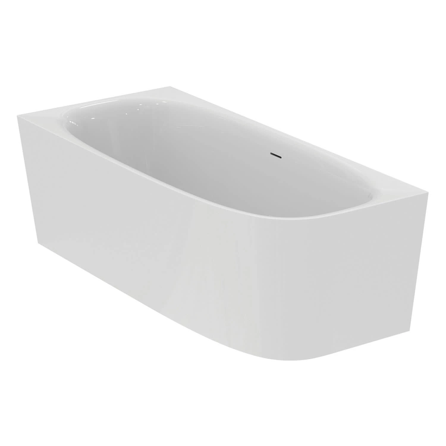 Ideal Standard Dea D-Form-Badewanne 180 x 75 cm, Wandanbindung links Ideal Standard Dea D-Form-Badewanne 180 X 75 Cm, Wandanbindung Links -Ideal Standard ideal standard badewannen form 180 x 12502434