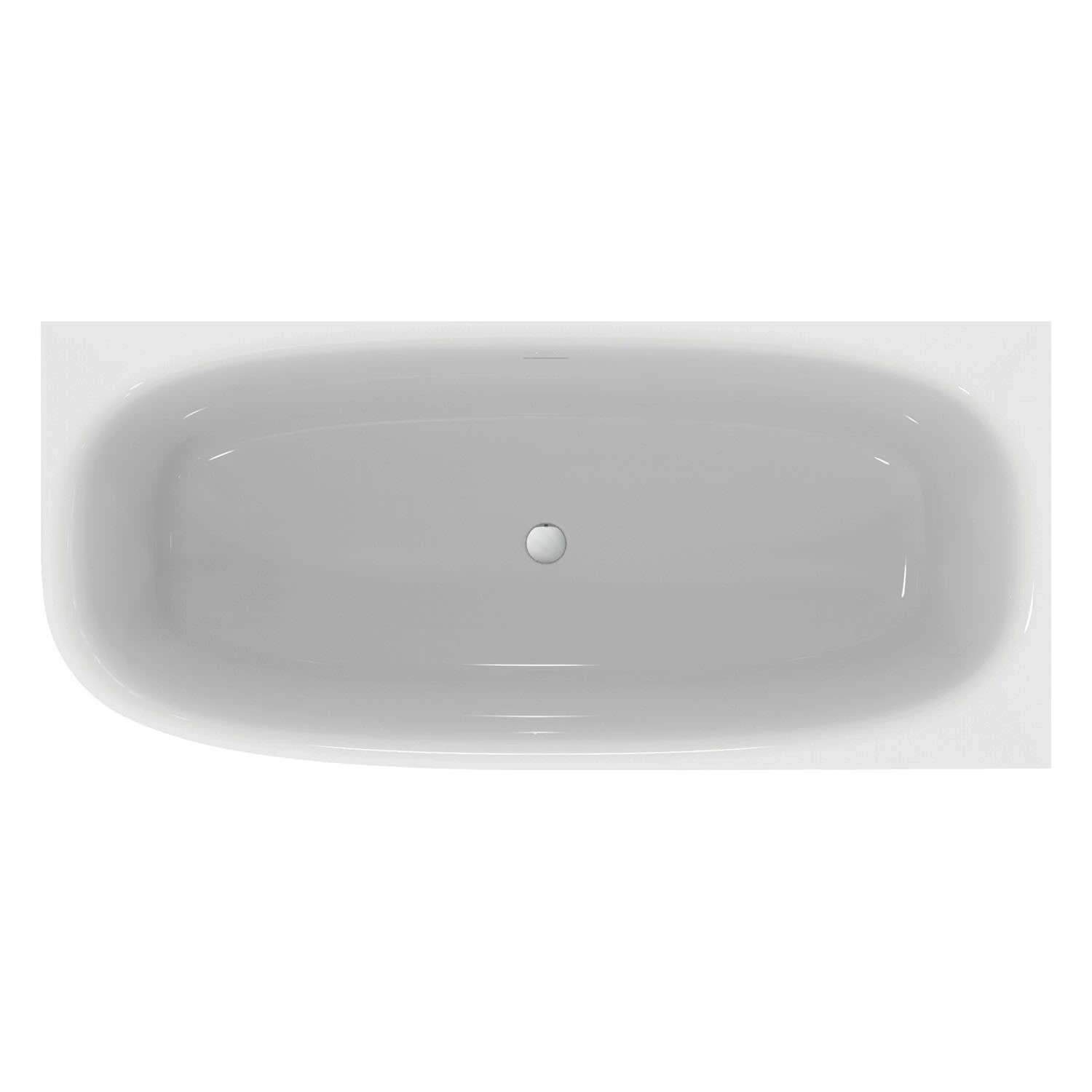 Ideal Standard Dea D-Form-Badewanne 180 x 75 cm, Wandanbindung rechts Ideal Standard Dea D-Form-Badewanne 180 X 75 Cm, Wandanbindung Rechts -Ideal Standard ideal standard badewannen form 180 x 12502476