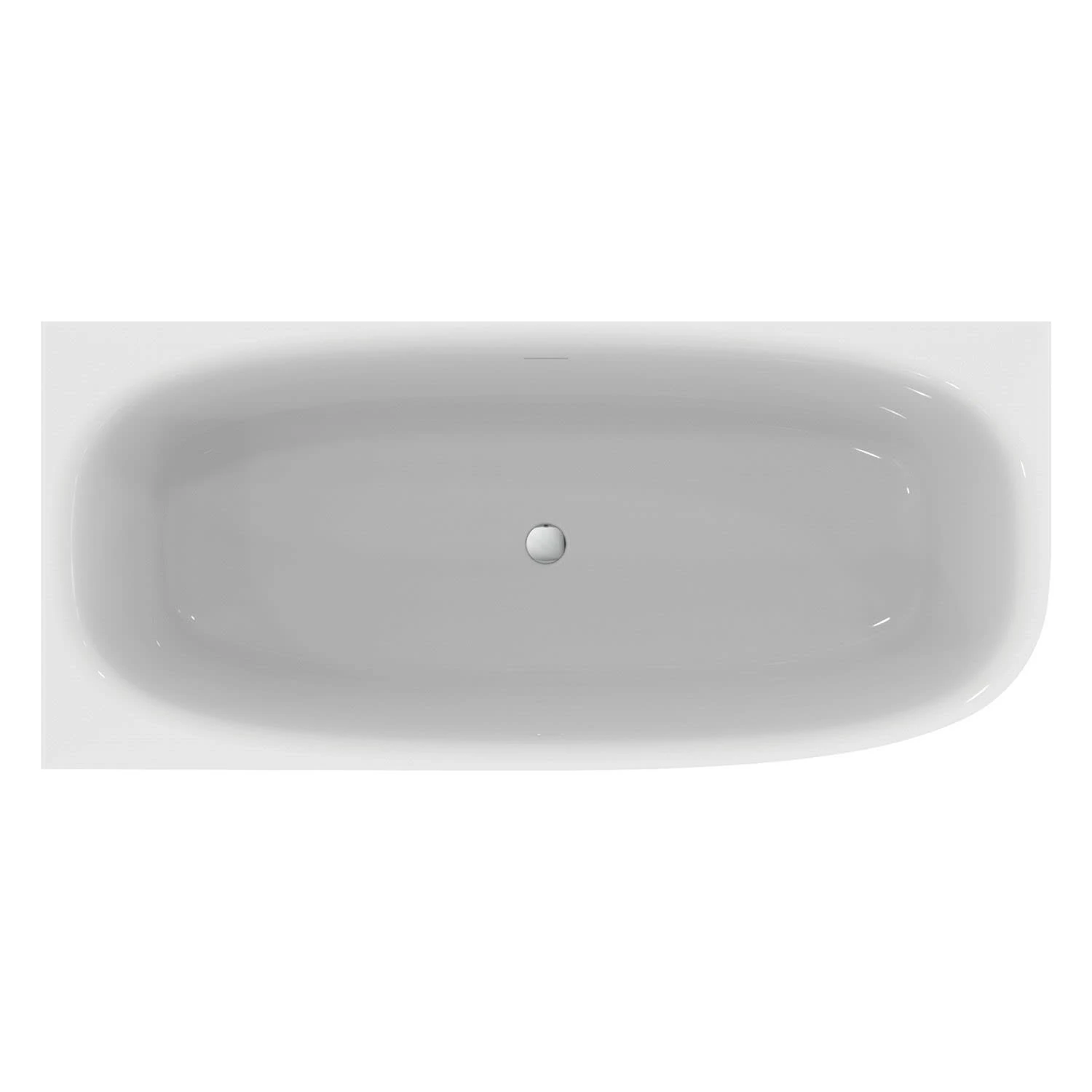 Ideal Standard Dea D-Form-Badewanne 180 x 75 cm, Wandanbindung links Ideal Standard Dea D-Form-Badewanne 180 X 75 Cm, Wandanbindung Links -Ideal Standard ideal standard badewannen form 180 x 12502477