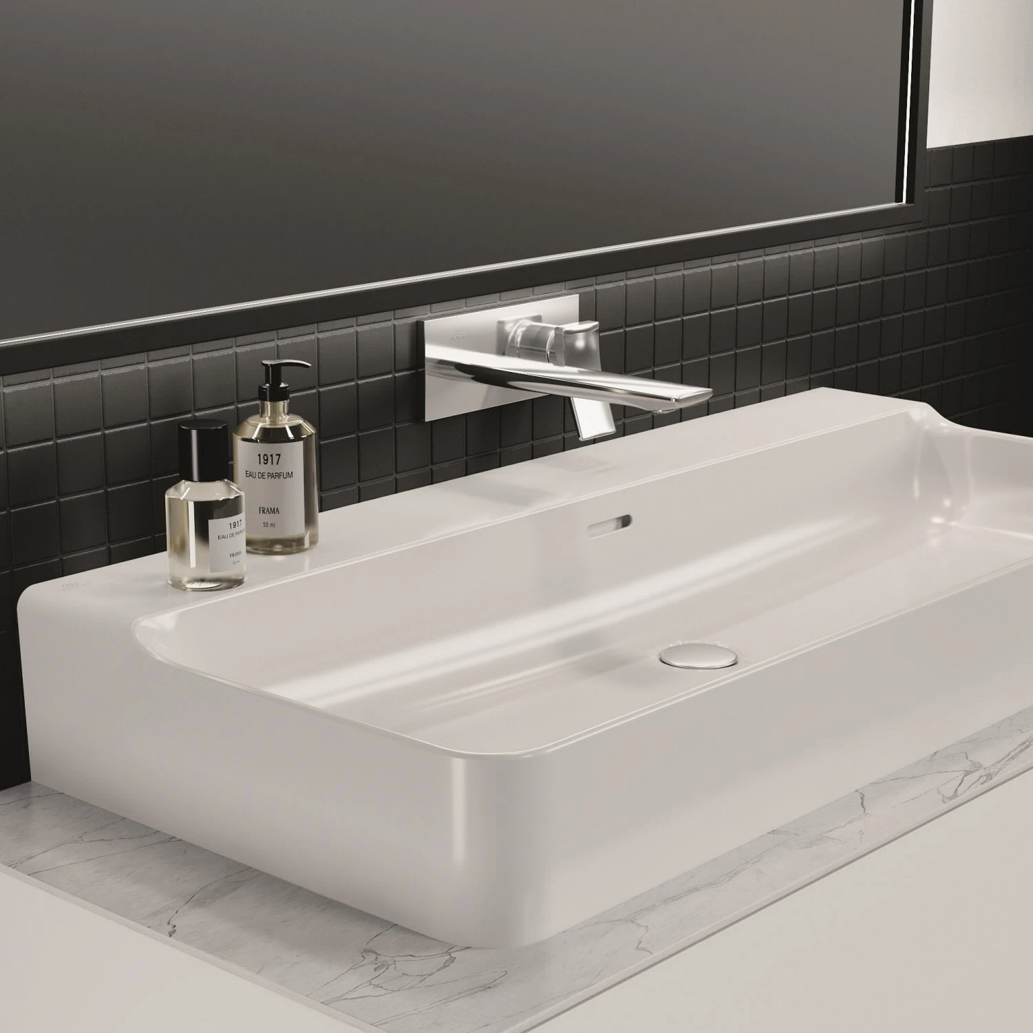 Ideal Standard Conca Waschtisch 100 cm, 1 Hahnloch, mit Überlauf Ideal Standard Conca Waschtisch 100 Cm, 1 Hahnloch, Mit Überlauf -Ideal Standard ideal standard badkeramik conca waschtische 100 6988932