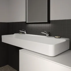 Ideal Standard Conca Waschtisch 120 Cm, 2 Hahnlöcher, Ohne Überlauf -Ideal Standard ideal standard badkeramik conca waschtische 120 6992472