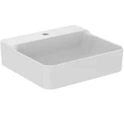 Ideal Standard Conca Waschtisch 50 Cm, 1 Hahnloch, Ohne Überlauf, Geschliffen
