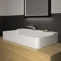 Ideal Standard Conca Waschtisch 80 Cm, 1 Hahnloch, Ohne Überlauf, Geschliffen -Ideal Standard ideal standard badkeramik conca waschtische 80 6992529