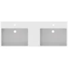 Ideal Standard Extra Doppel-Waschtisch 120 Cm, Je 1 Hahnloch, Mit Überlauf
