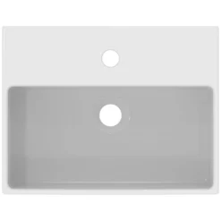 Ideal Standard Extra Handwaschbecken 45 Cm, 1 Hahnloch, Mit Überlauf, Geschliffen