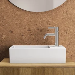 Ideal Standard Extra Handwaschbecken 45 Cm, Hahnbank Rechts, 1 Hahnloch, Mit Überlauf, Geschliffen -Ideal Standard ideal standard badkeramik extra handwaschbecken 45 6913701