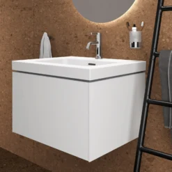 Ideal Standard Extra Möbelwaschtisch, 1 Hahnloch, 61 Cm -Ideal Standard ideal standard badkeramik extra moebelwaschtisch 1 6914172