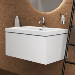 Ideal Standard Extra Möbelwaschtisch, 1 Hahnloch, 81 Cm -Ideal Standard ideal standard badkeramik extra moebelwaschtisch 1 6914181