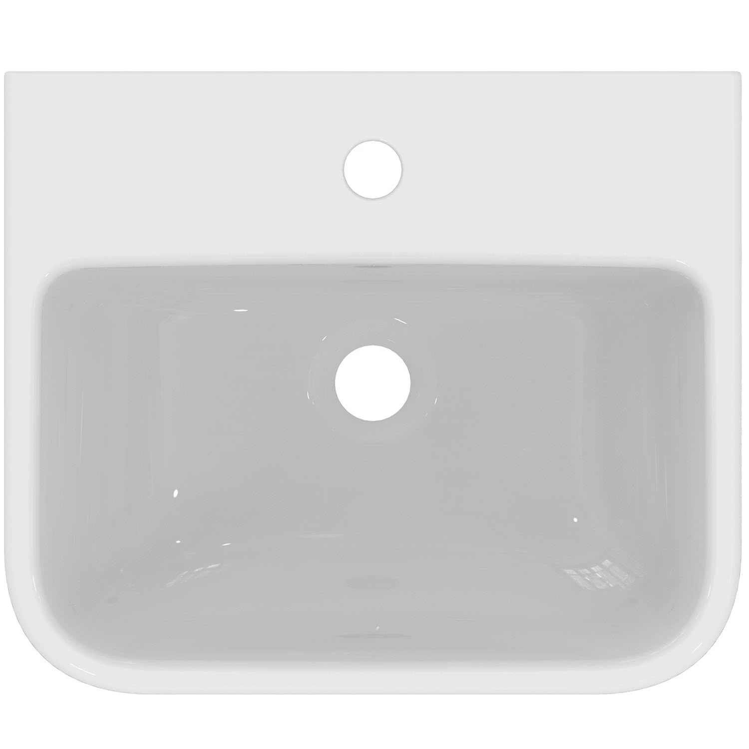 Ideal Standard i.life B Waschtisch 45 cm, 1 Hahnloch, mit Überlauf Ideal Standard I.life B Waschtisch 45 Cm, 1 Hahnloch, Mit Überlauf -Ideal Standard ideal standard badkeramik life waschtische 45 12123707