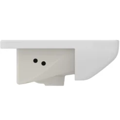 Ideal Standard I.life A Halbeinbauwaschtisch, 1 Hahnloch, Mit Überlauf -Ideal Standard ideal standard badkeramik life waschtische halbeinbauwaschtisch 10781084