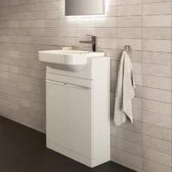 Ideal Standard I.life S Halbeinbauwaschtisch 50 Cm, 1 Hahnloch, Mit Überlauf -Ideal Standard ideal standard badkeramik life waschtische halbeinbauwaschtisch 11045098