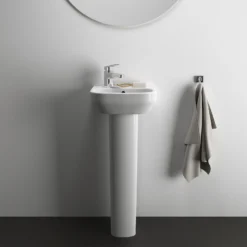 Ideal Standard I.life A Handwaschbecken 35 Cm, 1 Hahnloch Links, Mit Überlauf -Ideal Standard ideal standard badkeramik life waschtische handwaschbecken 10781144