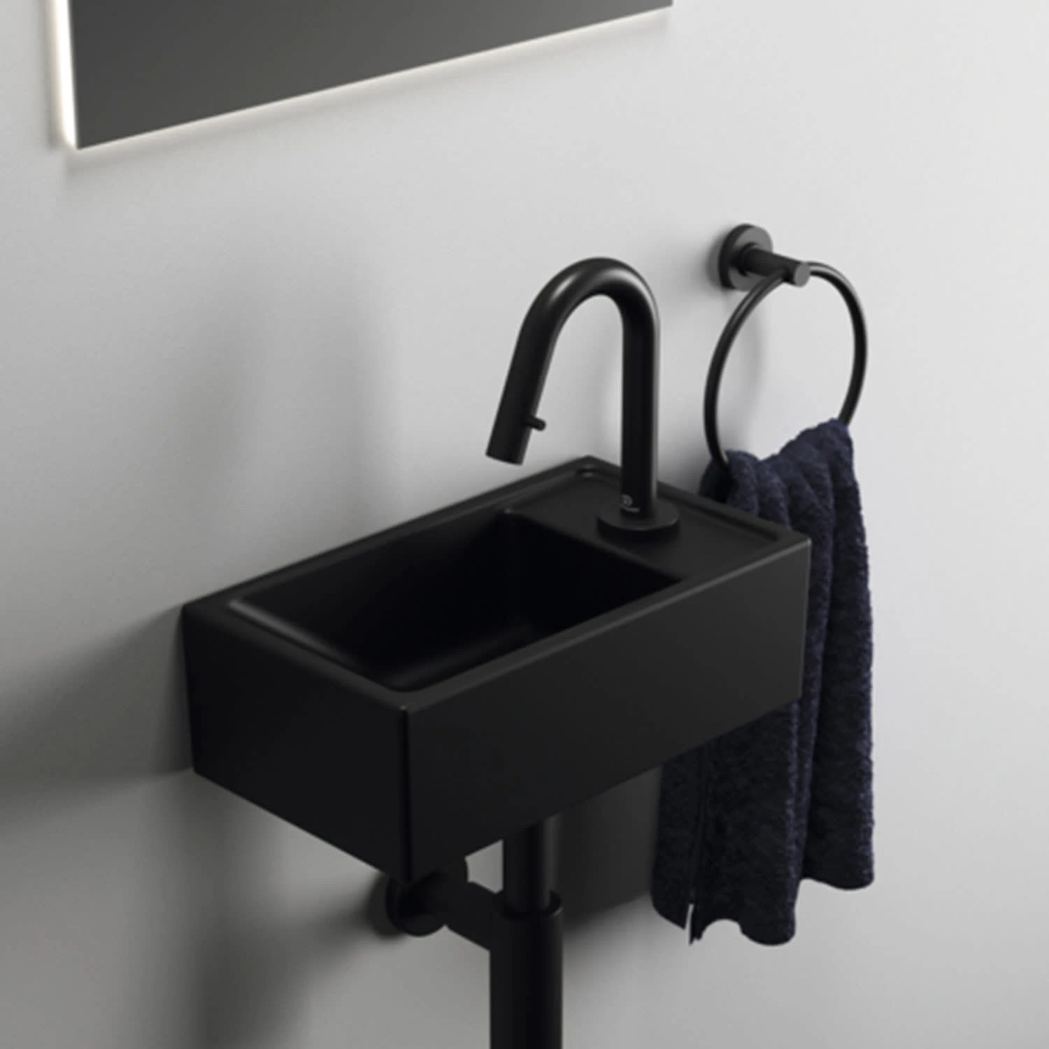 Ideal Standard i.life S Handwaschbecken 45 cm, 1 Hahnloch, ohne Überlauf Ideal Standard I.life S Handwaschbecken 45 Cm, 1 Hahnloch, Ohne Überlauf -Ideal Standard ideal standard badkeramik life waschtische handwaschbecken 12139523