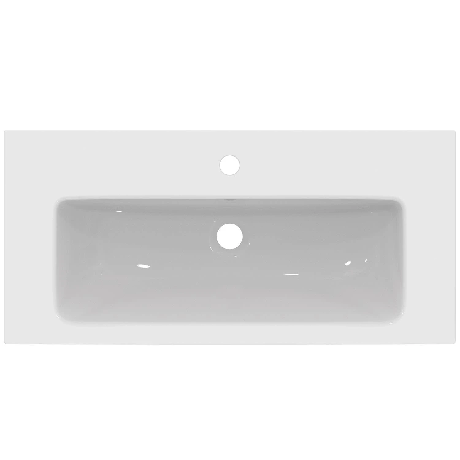 Ideal Standard i.life S Möbelwaschtisch 81 cm, 1 Hahnloch, mit Überlauf Ideal Standard I.life S Möbelwaschtisch 81 Cm, 1 Hahnloch, Mit Überlauf -Ideal Standard ideal standard badkeramik life waschtische moebelwaschtisch 11044828