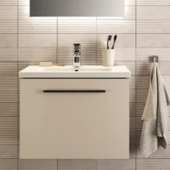 Ideal Standard I.life S Möbelwaschtisch 61 Cm, 1 Hahnloch, Mit Überlauf -Ideal Standard ideal standard badkeramik life waschtische moebelwaschtisch 11045020