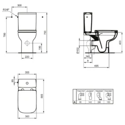 Ideal Standard I.life A /B Spülkasten, Zulauf Seitlich 3 Ideal Standard I.life A /B Spülkasten, Zulauf Seitlich -Ideal Standard ideal standard badkeramik life wcs spuelkasten 10781327