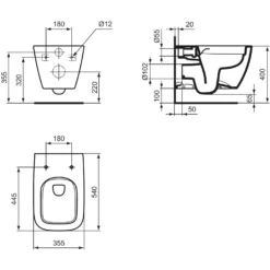 Ideal Standard I.life B Wandtiefspül-WC Ohne Spülrand 3 Ideal Standard I.life B Wandtiefspül-WC Ohne Spülrand -Ideal Standard ideal standard badkeramik life wcs wandtiefspuel 10985614